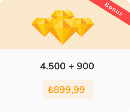 4.500 + 900 Coin Hediye